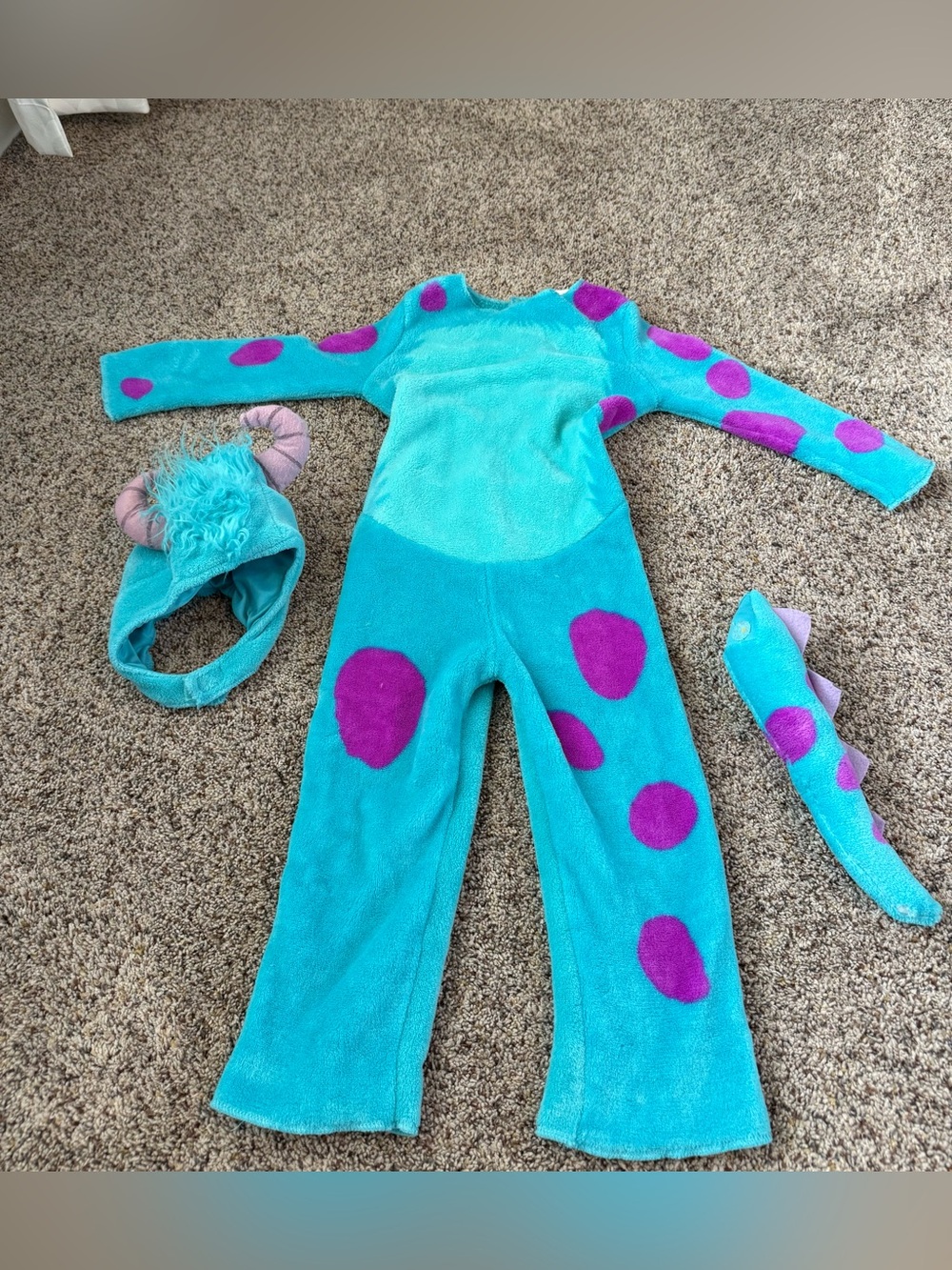 Disney Halloween Monsters Inc “ Sulley” Toddler Costume - Size 3/4T - Picture 2 of 11